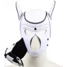 Kinky Puppy Cagoule PUPPY FOX Néoprène Noir-Blanc